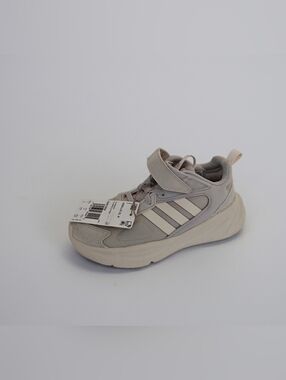 Ozelle El K Adidas Kids Light Beige/Gray Athletic Sneaker